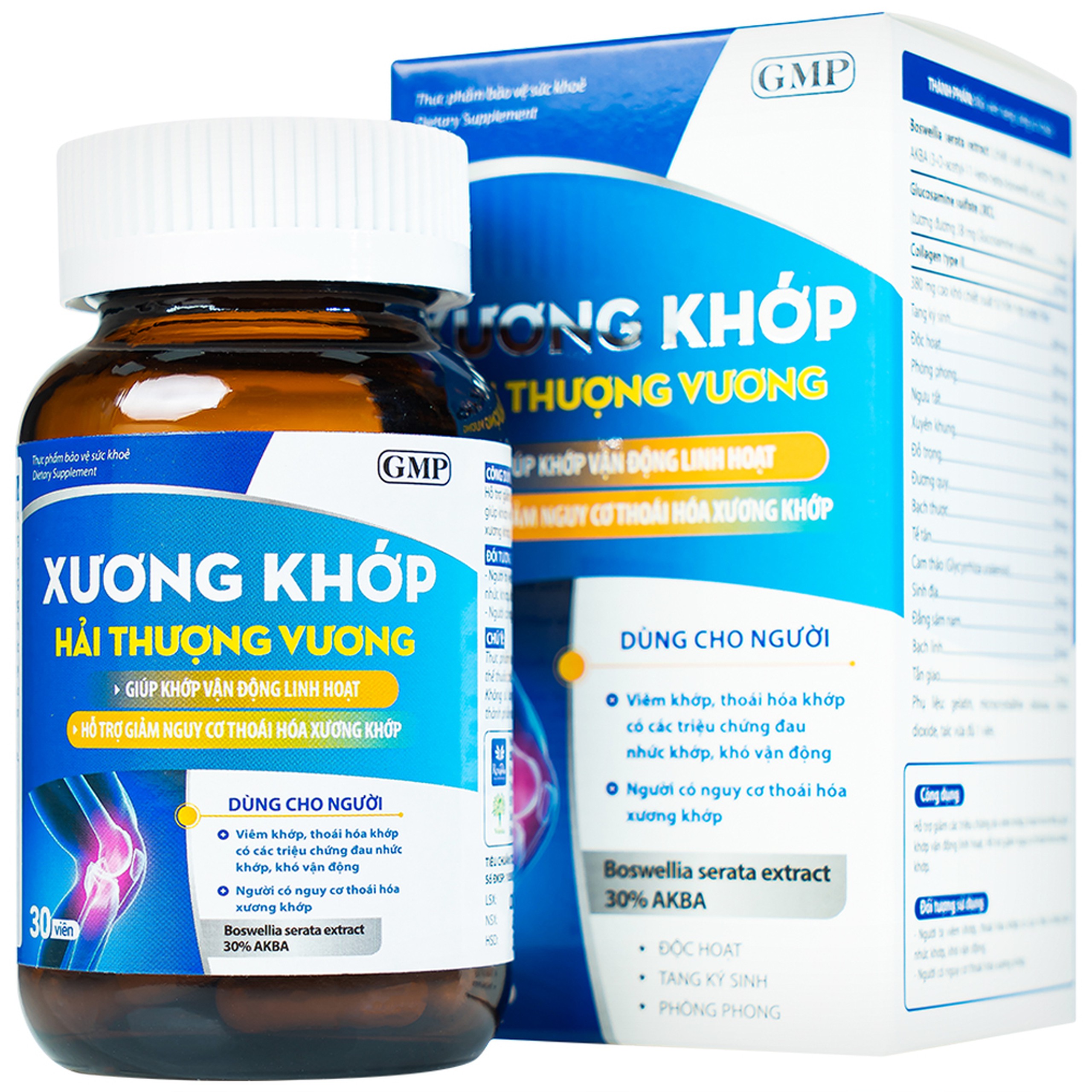 Viên nang cứng Xương Khớp Hải Thượng Vương hỗ trợ giảm nguy cơ thoái hóa xương khớp (30 viên)