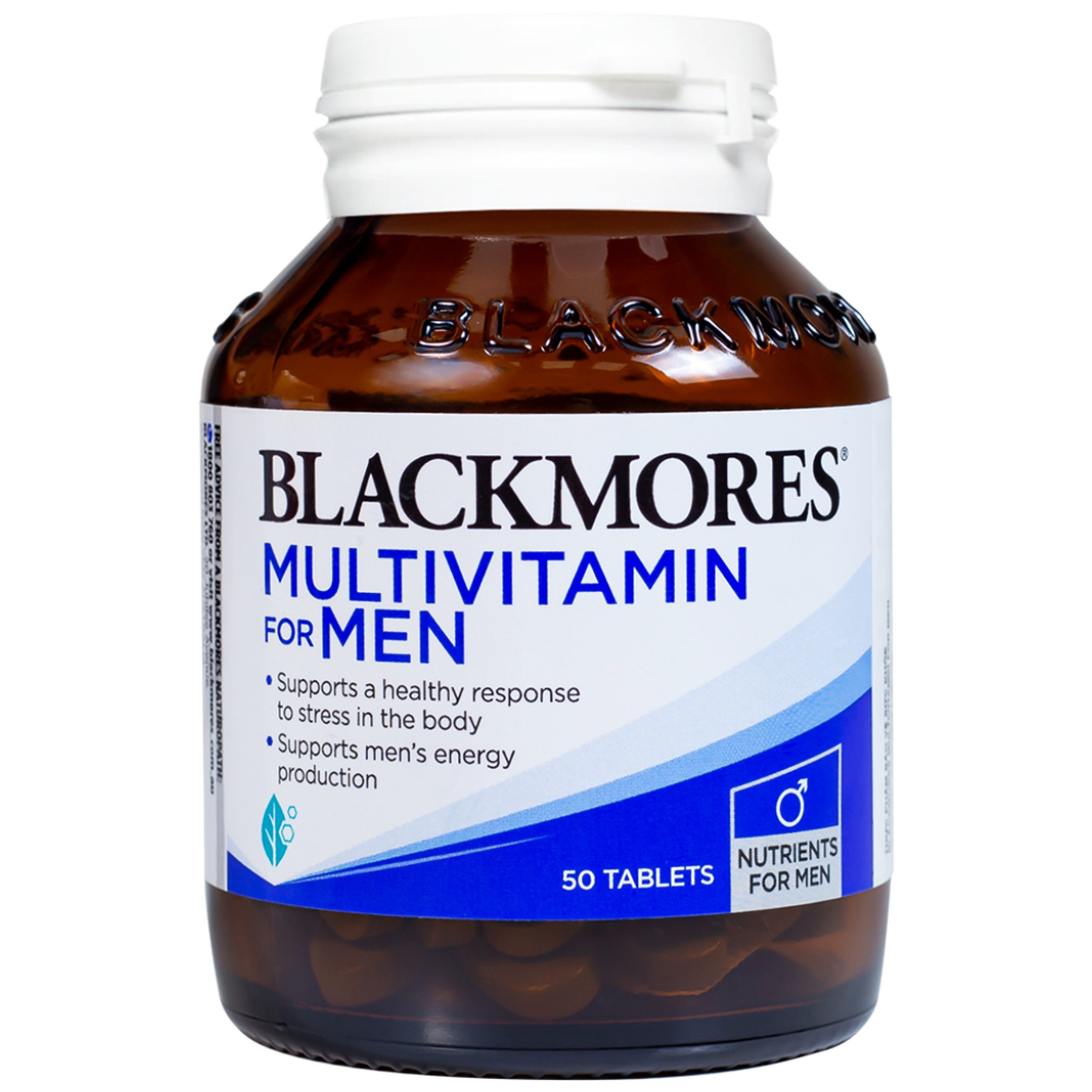 Viên uống Blackmores Multivitamin For Men cung cấp vitamin, khoáng chất (50 viên)